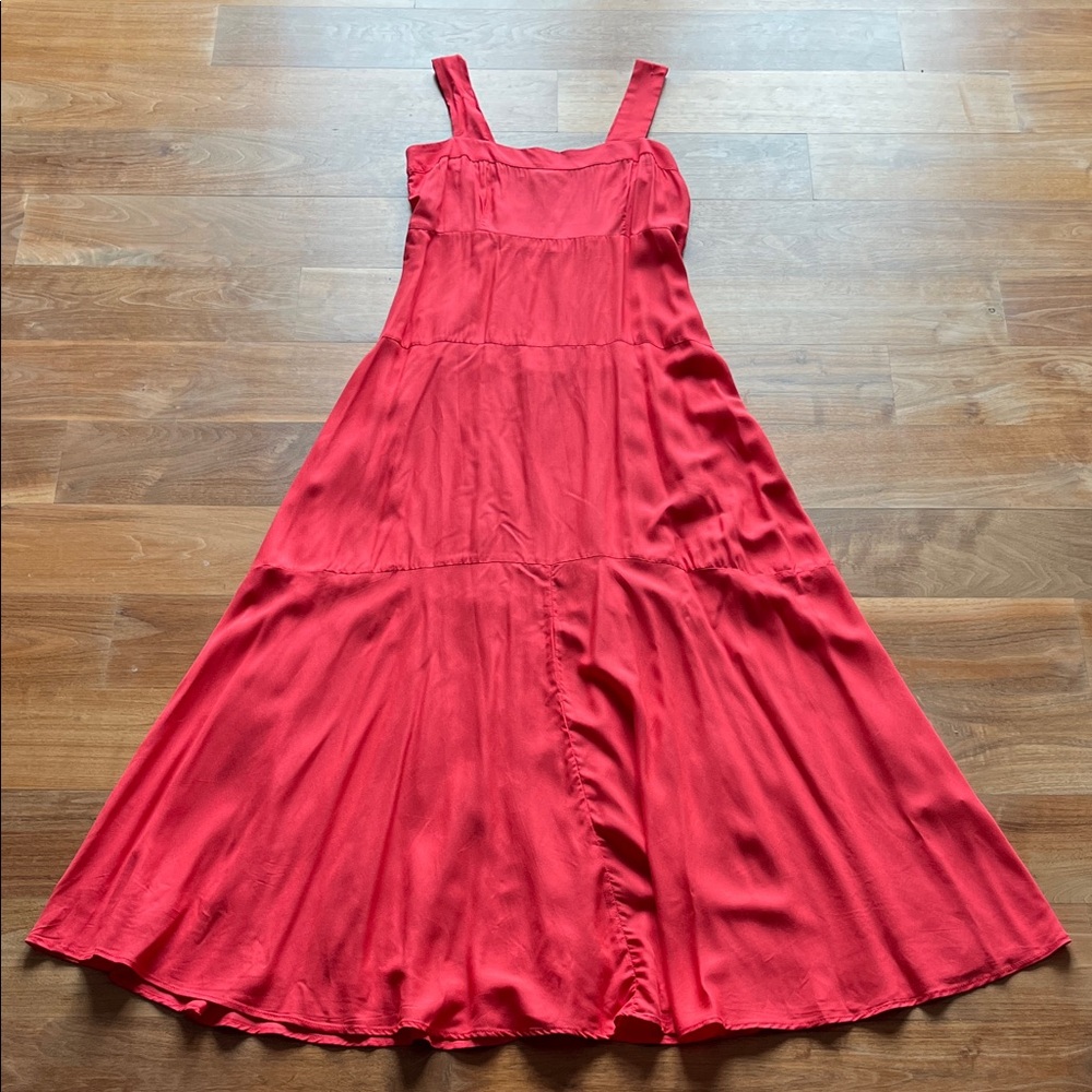 Vince Camuto Vibrant Coral Maxi Dress